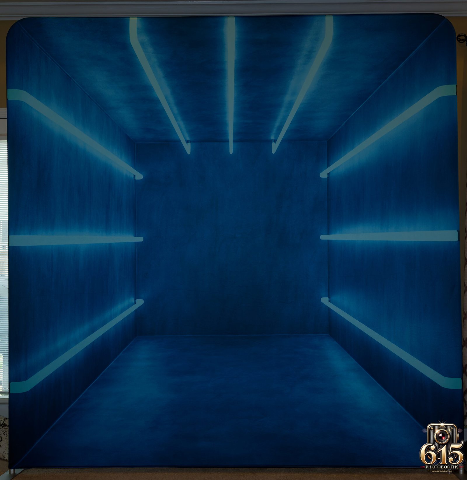 Neon Blue Tunnel